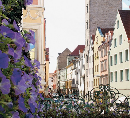Balkon Blick zum Turm